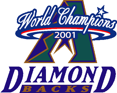 Arizona Diamondbacks 2001 Champion Logo vinyl decal